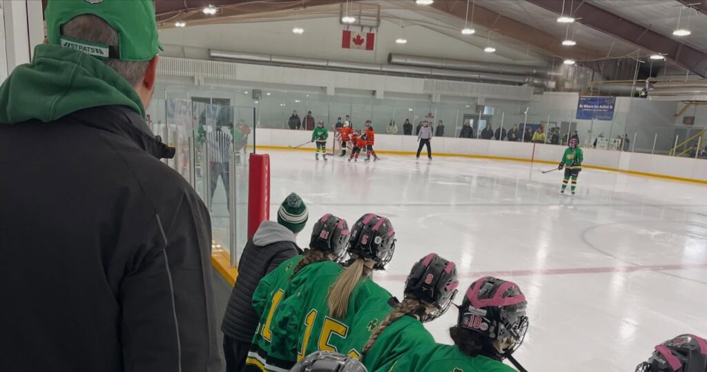 st-patrick-girls-hockey-team-playing-against-westgate-girls-hockey-team