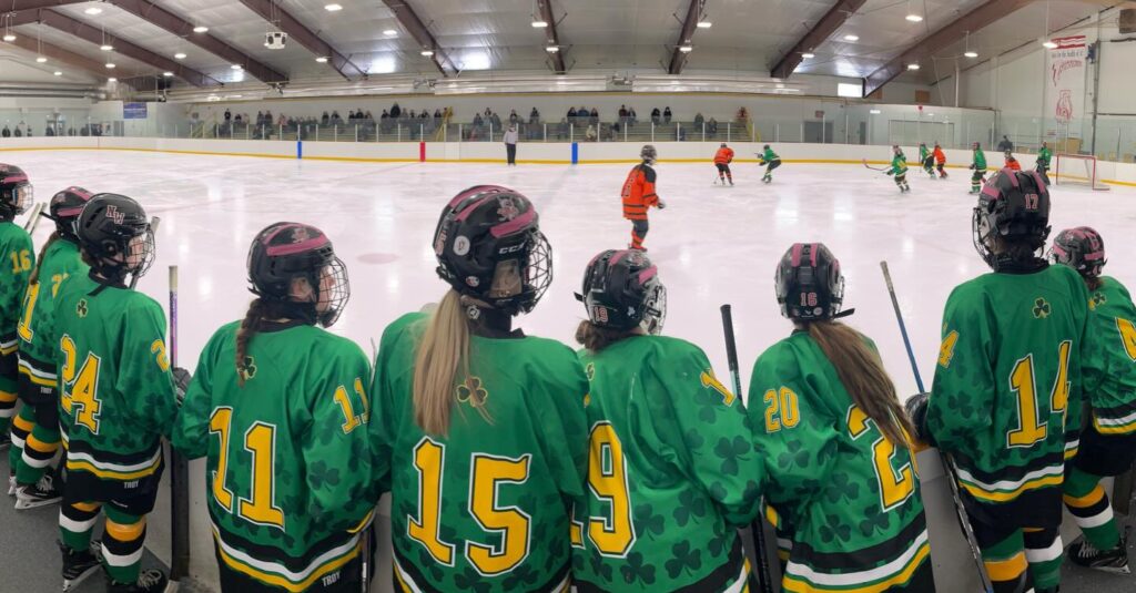 st-patrick-girls-hockey-team-playing-against-westgate