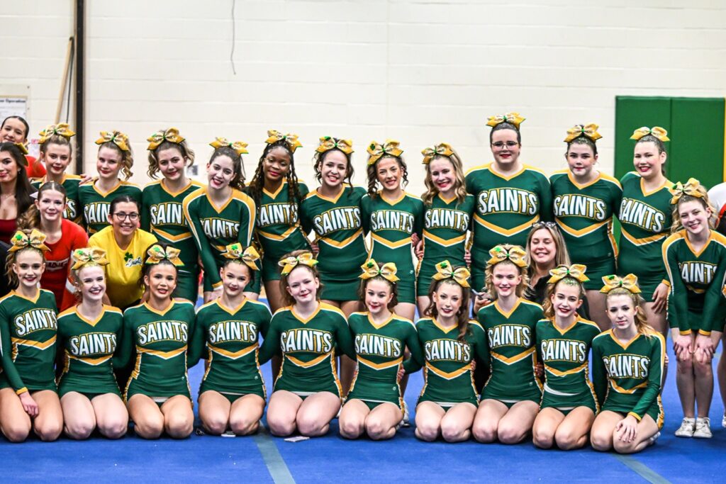 st-patrick-cheerleading-team-group