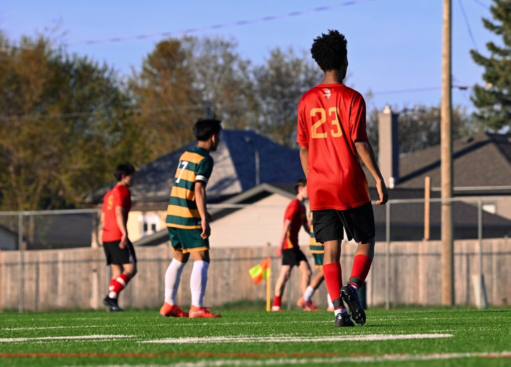 hammarskjold-st-patrick-teams-playing-final-soccer-game