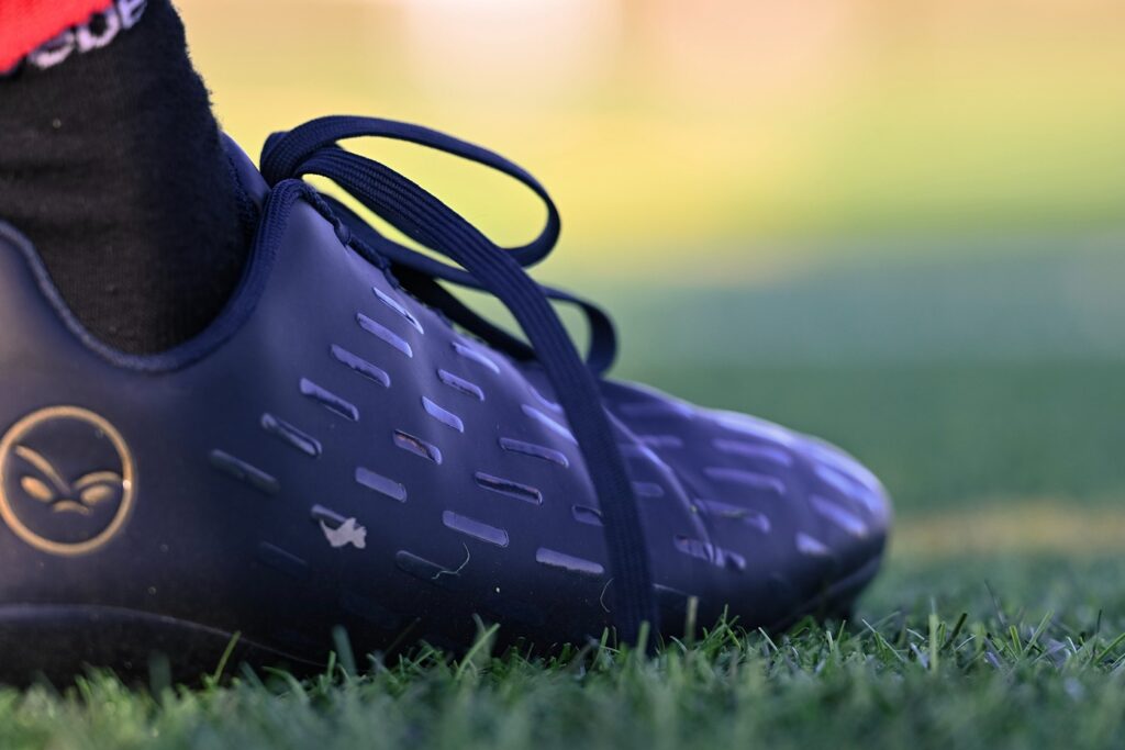 close-up-of-players-cleat