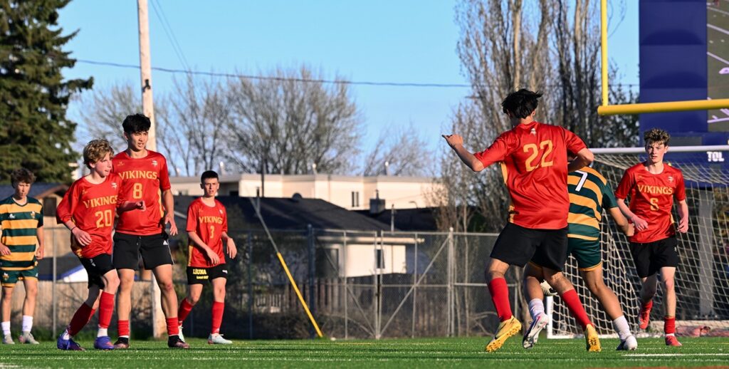 hammarskjold-st-patrick-teams-playing-final-soccer-game